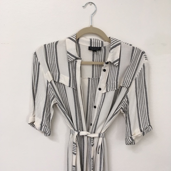 🌟 3 for $12 • TOPSHOP • rare• striped button down shirt dress - Picture 14 of 16